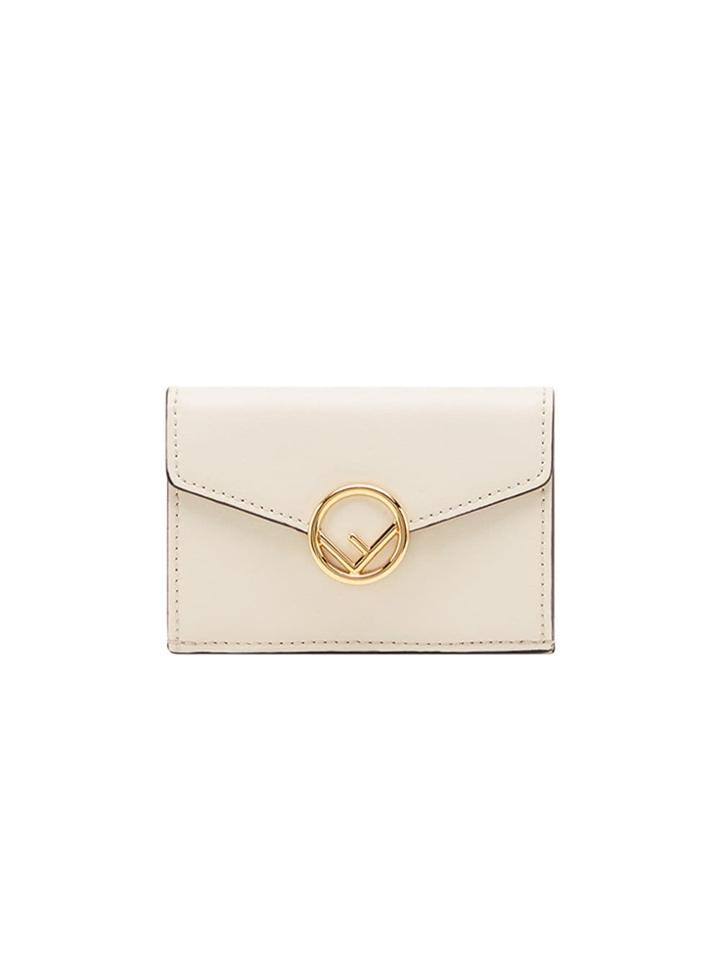 Fendi F Is Fendi Tri-fold Wallet - White