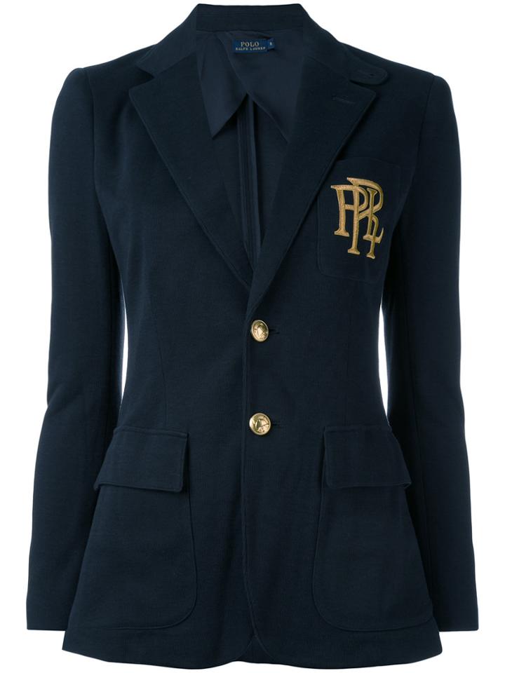 Polo Ralph Lauren Cotton Blend Blazer - Blue