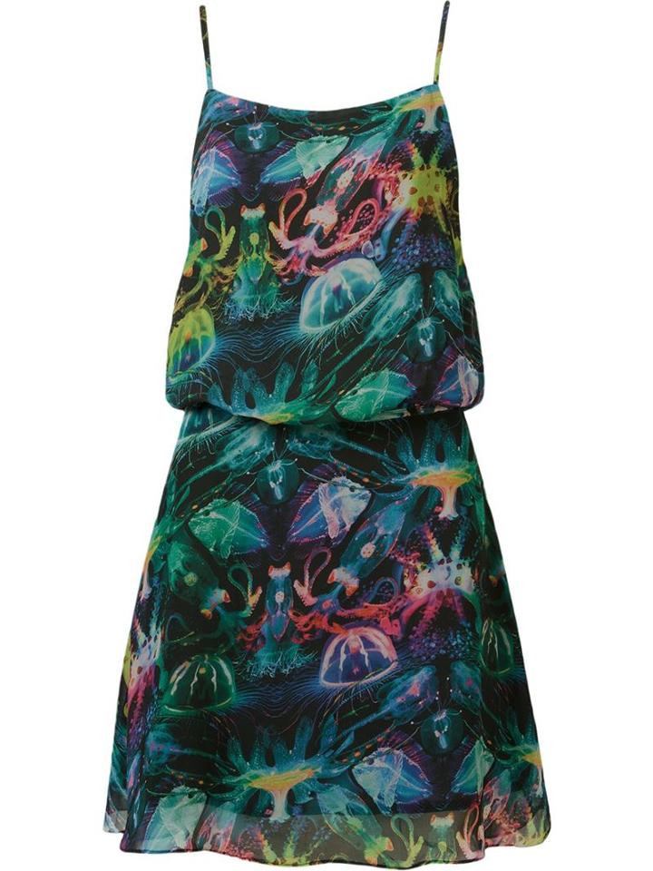 Blue Man 'oceano' Flared Dress, Women's, Size: Medium, Polyester