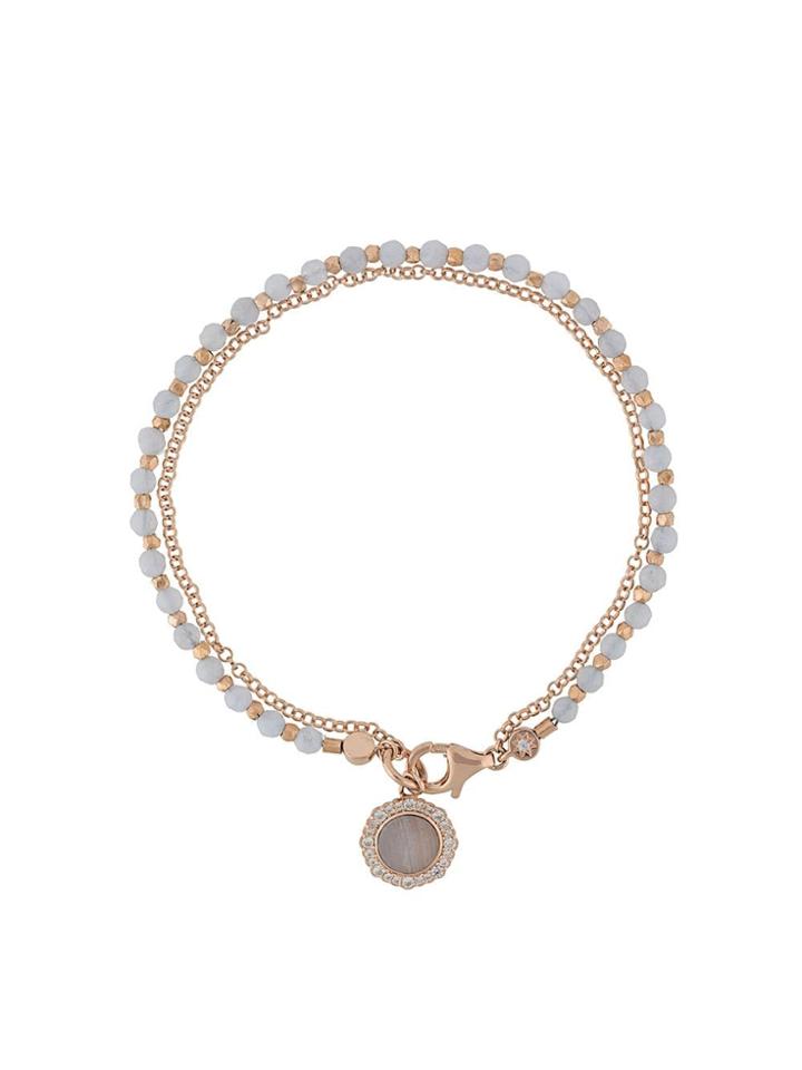 Astley Clarke Lace Agate Luna Biography Bracelet - Metallic