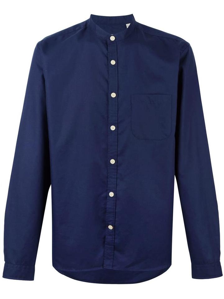 Oliver Spencer 'astley' Shirt, Men's, Size: 15 1/2, Blue, Cotton