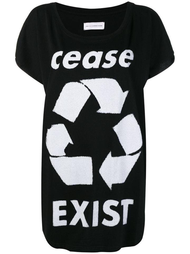 Faith Connexion Cease Exist T-shirt - Black