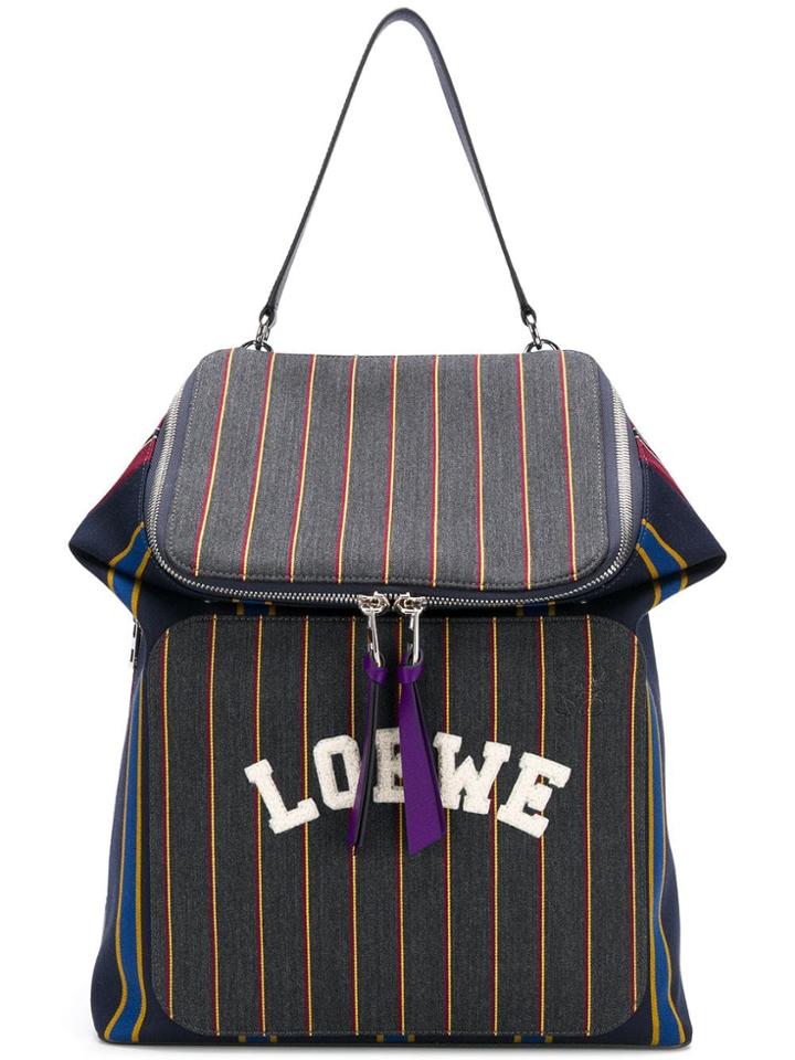 Loewe Varsity Backpack - Blue