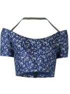 Etro Floral Brocade Crop Top