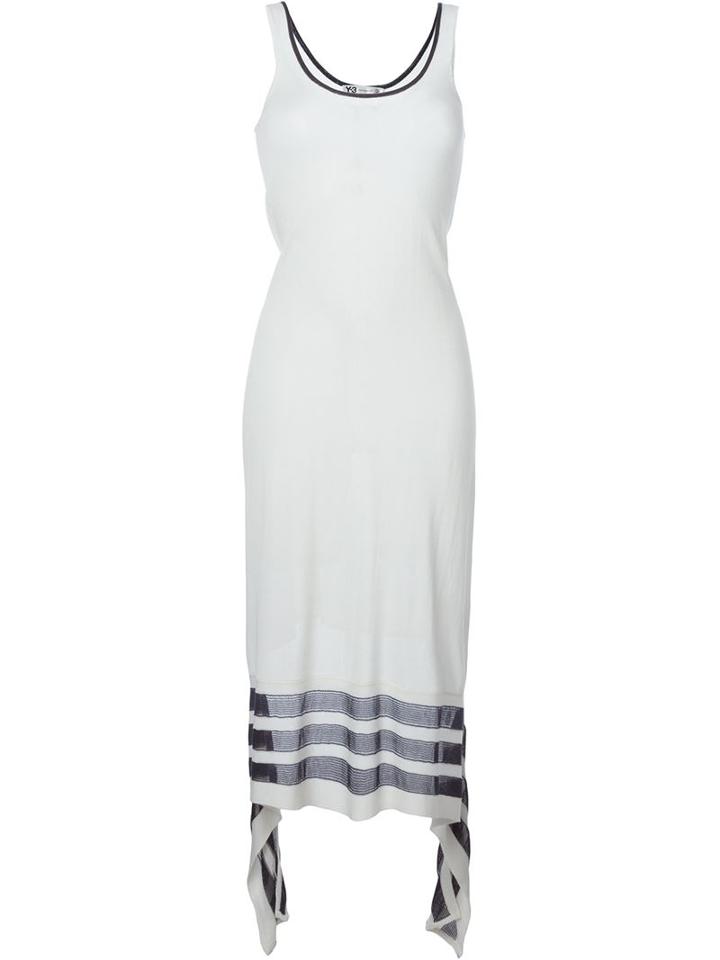 Y-3 Asymmetric Hem Knit Dress