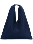 Mm6 Maison Margiela Perforated Slouchy Tote - Blue