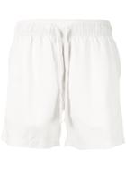 Venroy Drawstring Waist Shorts - White