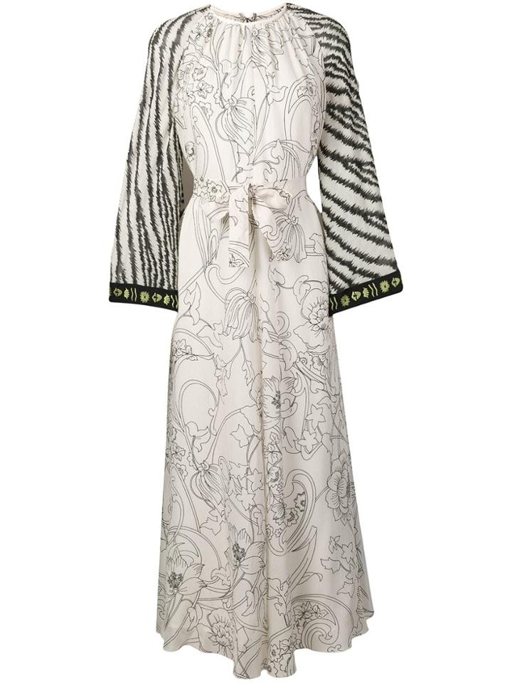 Etro All-over Print Dress - Neutrals