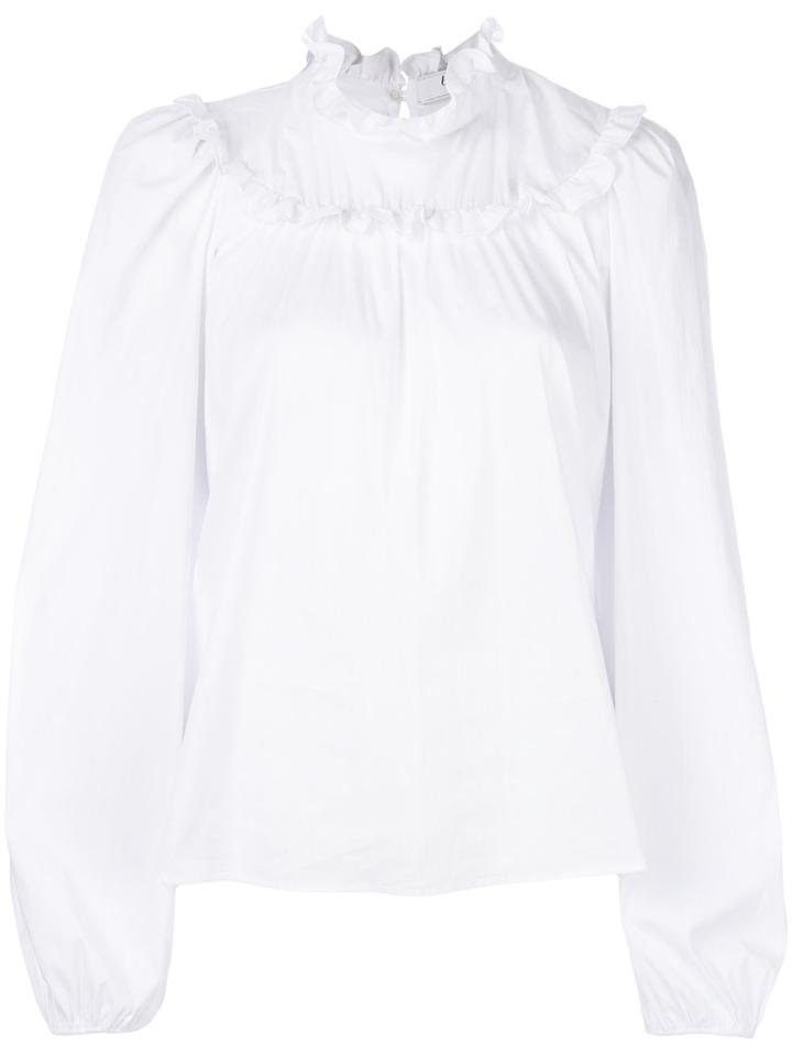 Blugirl Frill-trim Blouse - White