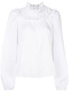 Blugirl Frill-trim Blouse - White