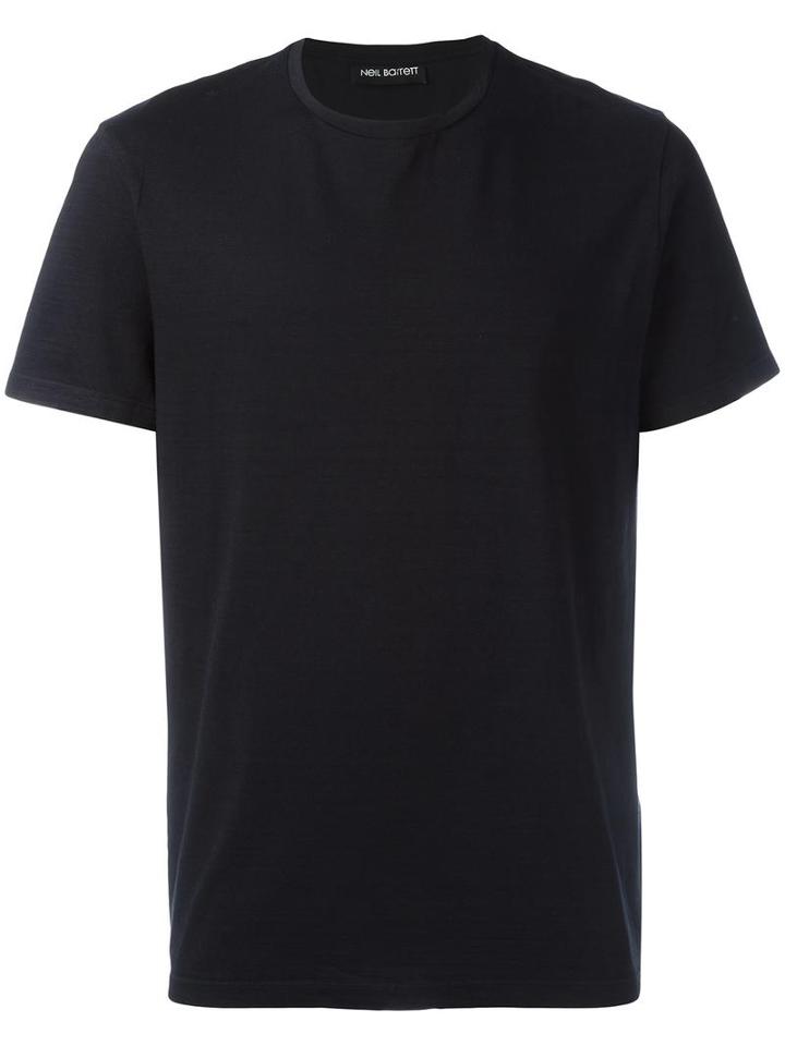 Neil Barrett Classic T-shirt, Men's, Size: Medium, Black, Cotton