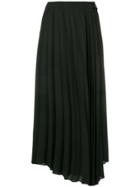 Luisa Cerano Pleated Midi Skirt - Black