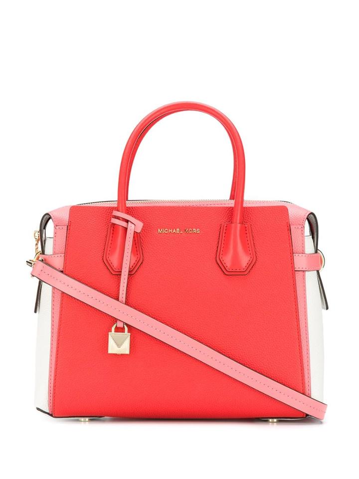 Michael Michael Kors Colour Block Tote - Red