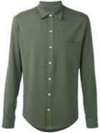 Closed Patch Pocket Shirt, Men's, Size: Small, Green, Cotton/spandex/elastane
