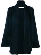 Vince - Shawl Lapel Cardigan - Women - Wool - M, Blue, Wool