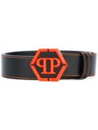 Philipp Plein Aquatic Heart Belt - Black