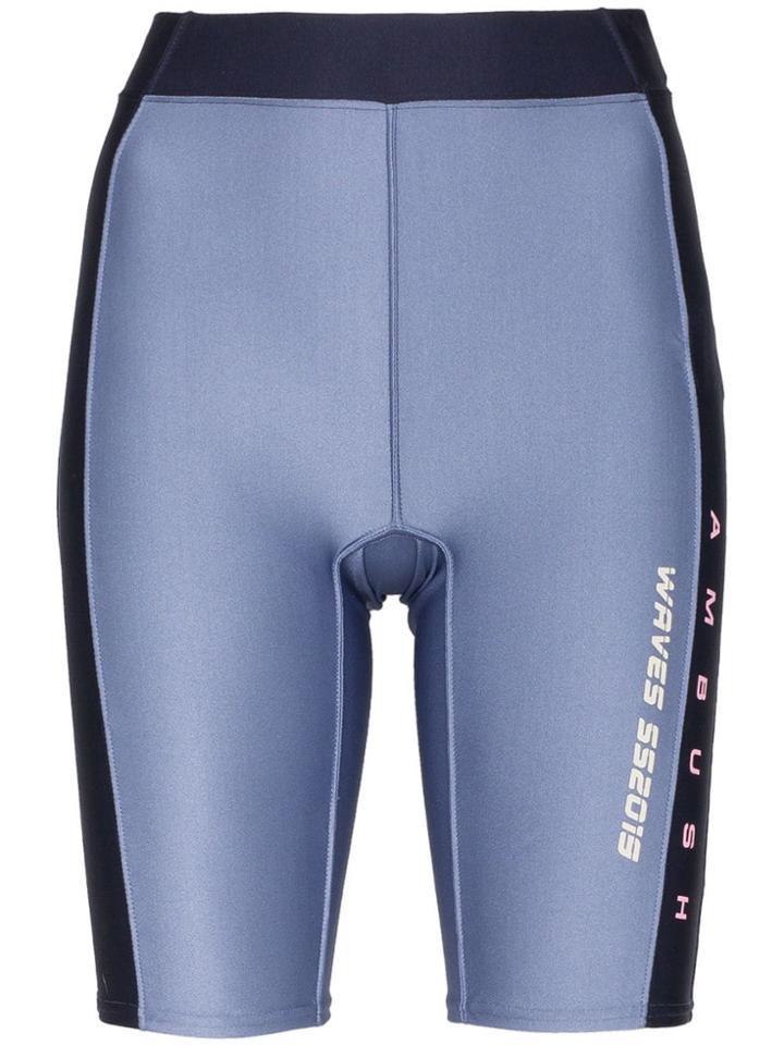 Ambush Waves Surf 2 Cycling Shorts - Blue
