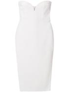 Alex Perry Conan Sweetheart Fitted Dress - White