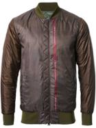 Yoshiokubo Skull Print Bomber Jacket - Green
