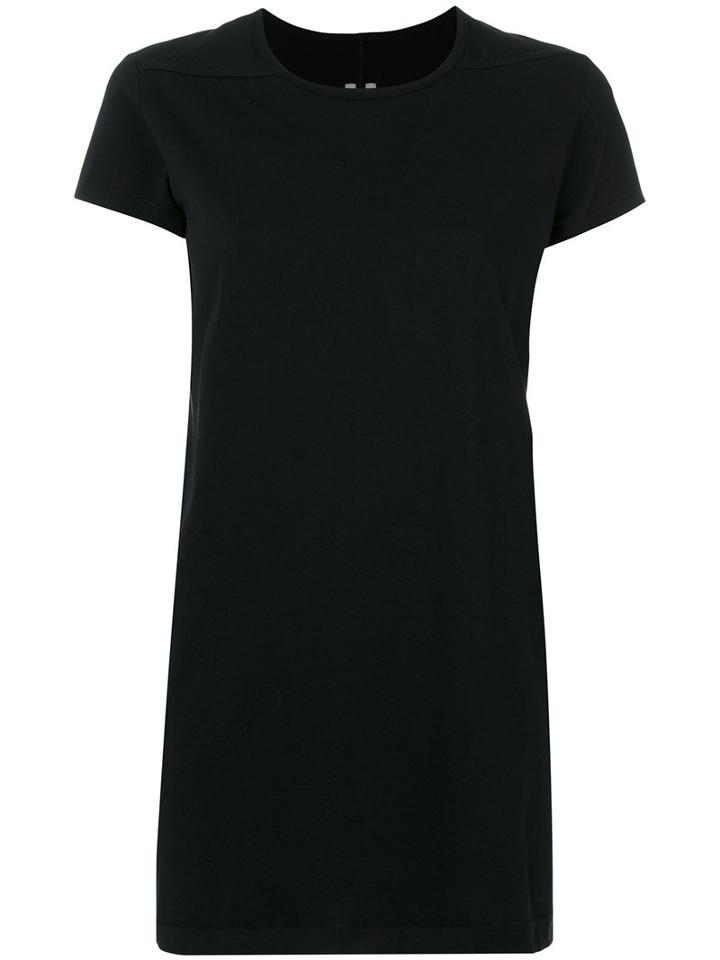 Rick Owens - Long Length T-shirt - Women - Cotton - 46, Black, Cotton