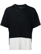 Berthold - Inset Detail T-shirt - Men - Cotton - M, Black, Cotton