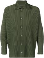 Homme Plissé Issey Miyake Ribbed Shirt - Green