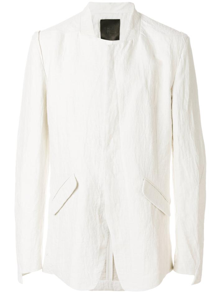 Lost & Found Ria Dunn Creased Effect Jacket - Nude & Neutrals