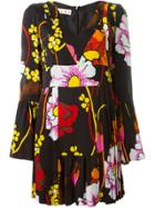 Marni Melodia Flower Print Dress - Black