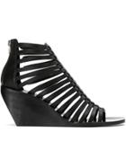 Uma Raquel Davidowicz Leather Sandals - Black