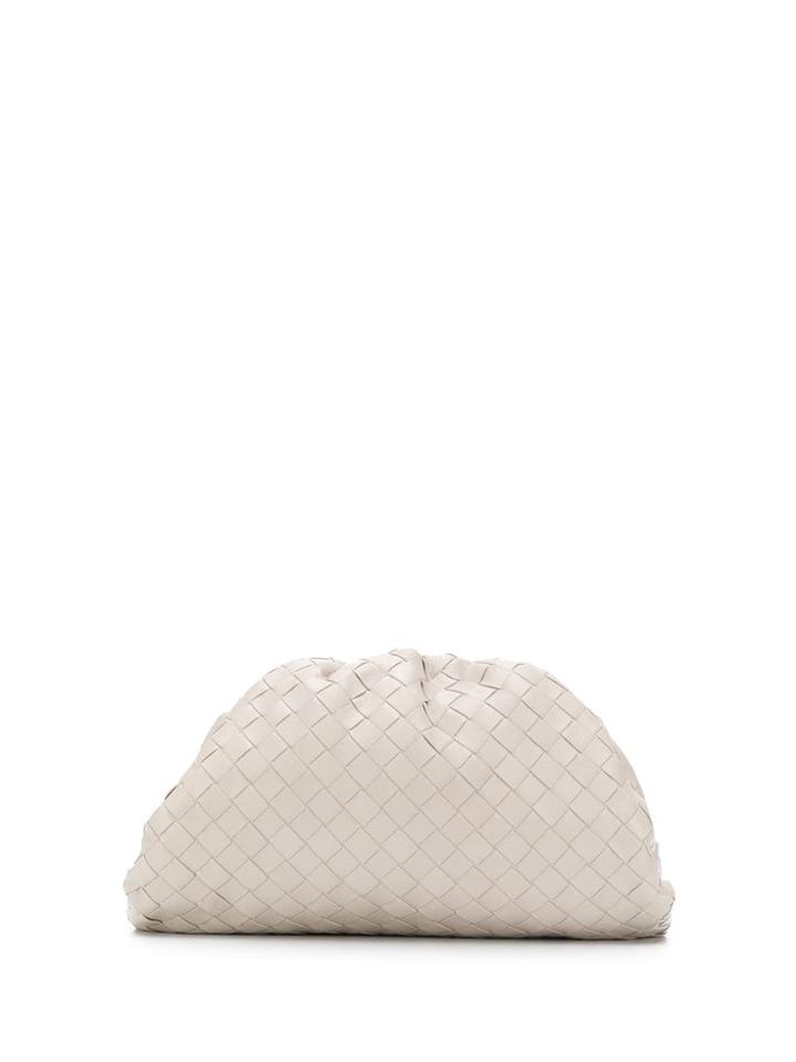 Bottega Veneta. Interwoven Clutch Bag - Neutrals