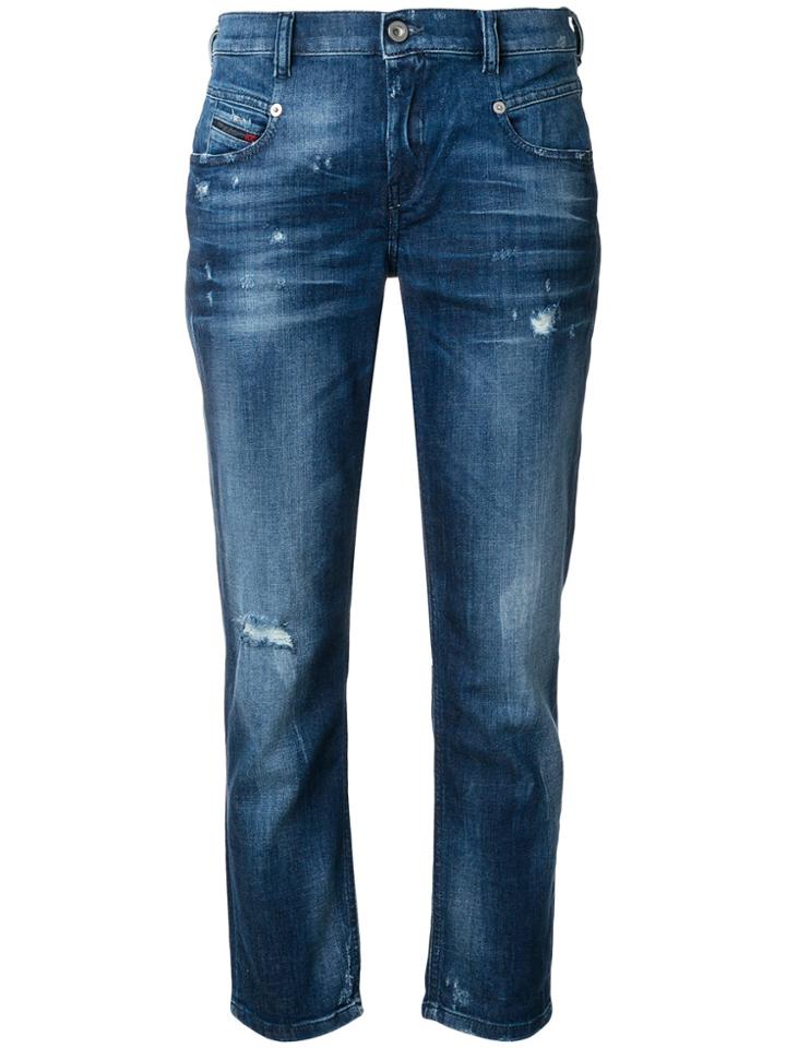 Diesel Belthy Ankle Jeans - Blue