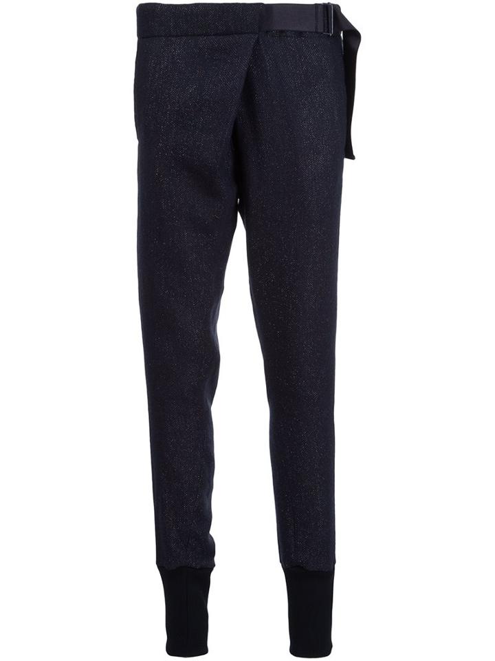 Ann Demeulemeester 'lafay' Trousers, Women's, Size: 36, Black, Acrylic/nylon/rayon/wool