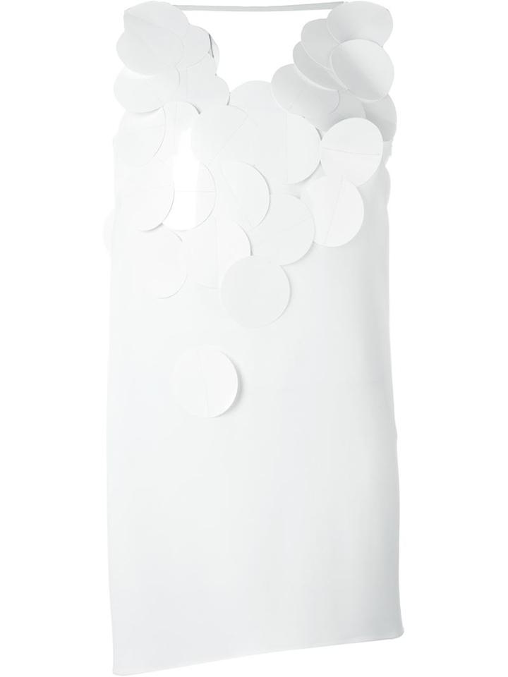 Gianluca Capannolo Disc Appliqué Shift Dress