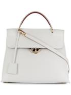 Salvatore Ferragamo Large Top Handle Bag - White