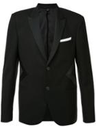 Neil Barrett Tuxedo Jacket, Men's, Size: 50, Black, Cotton/polyamide/acetate/polyester