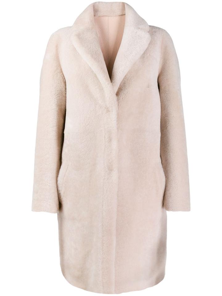 Blancha Reversible Oversized Coat - Neutrals