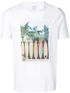 Altea Surfboard Print T-shirt - White