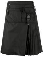 Prada A-line Front Pocket Skirt - Black