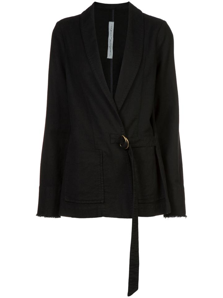 Raquel Allegra Wrap Blazer - Black