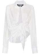 Jacquemus Knot Front Shirt - White