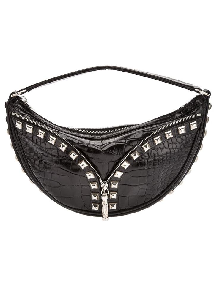 Versace Vintage Crocodile Leather Clutch