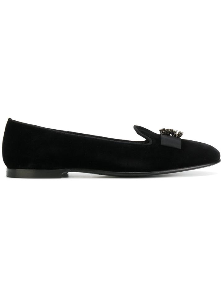 Dsquared2 Embellished Slippers - Black