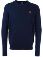 Ps By Paul Smith Crew Neck Jumper, Men's, Size: Large, Blue, Nylon/wool