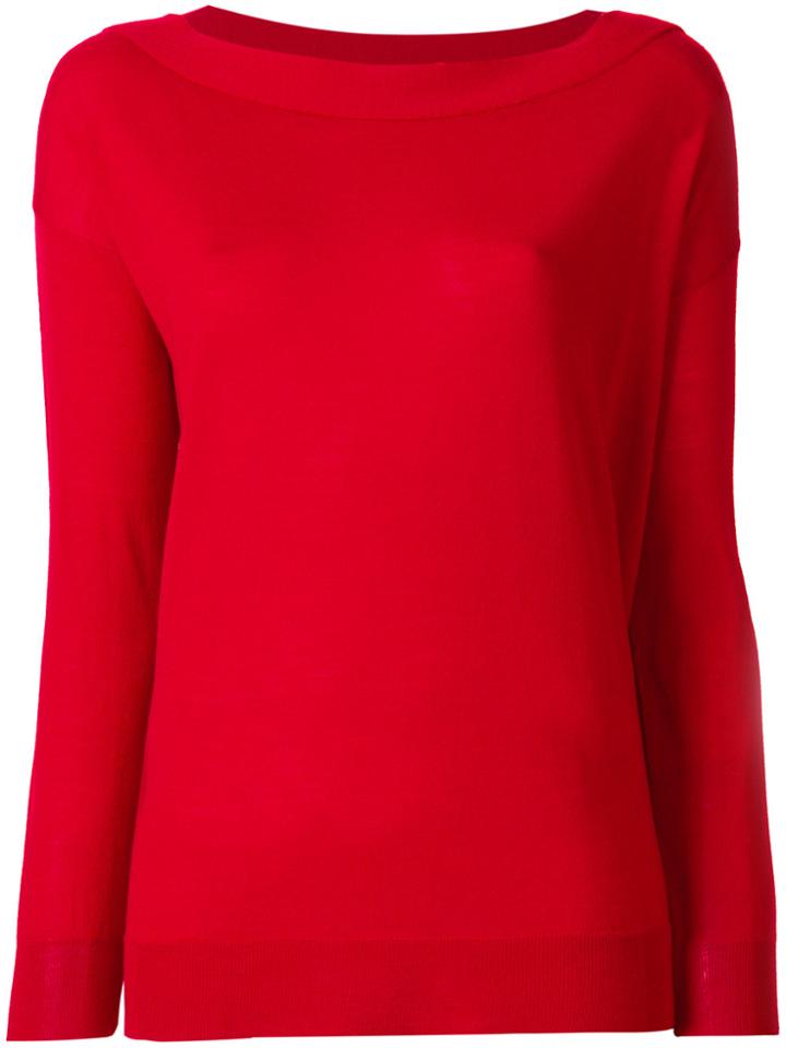 P.a.r.o.s.h. Classic Fitted Sweater - Red