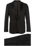 Boss Hugo Boss Two-piece Dinner Suit, Men's, Size: 46, Black, Virgin Wool/cupro/viscose/silk