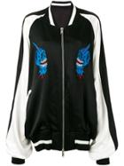 Unravel Project Patched Bomber Jacket - Black