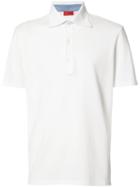 Isaia Classic Polo Shirt, Men's, Size: Small, White, Cotton