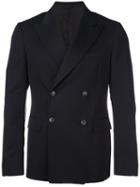 Tonello Double Breasted Blazer, Men's, Size: 48, Blue, Cupro/viscose/virgin Wool