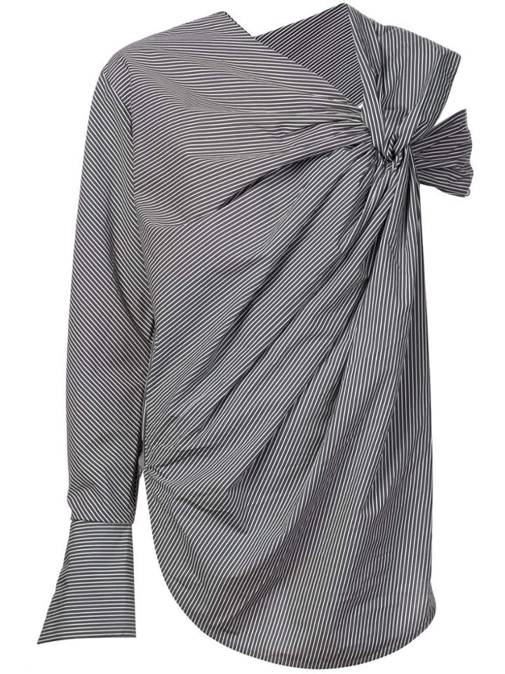 Silvia Tcherassi Ruched Shirt - Grey