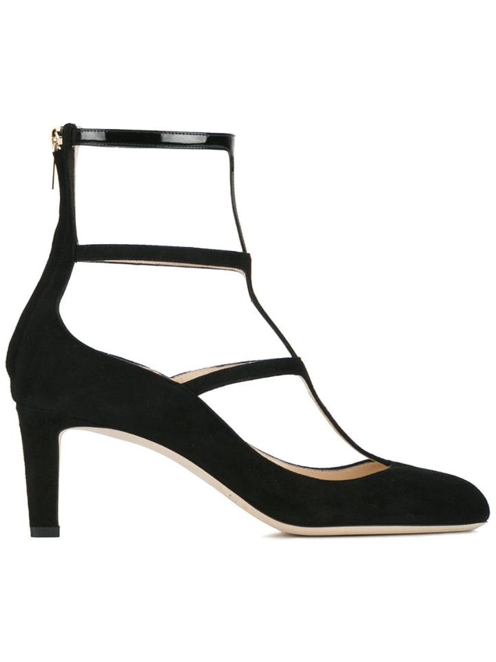 Jimmy Choo Dancy 65 Caged Pumps - Black